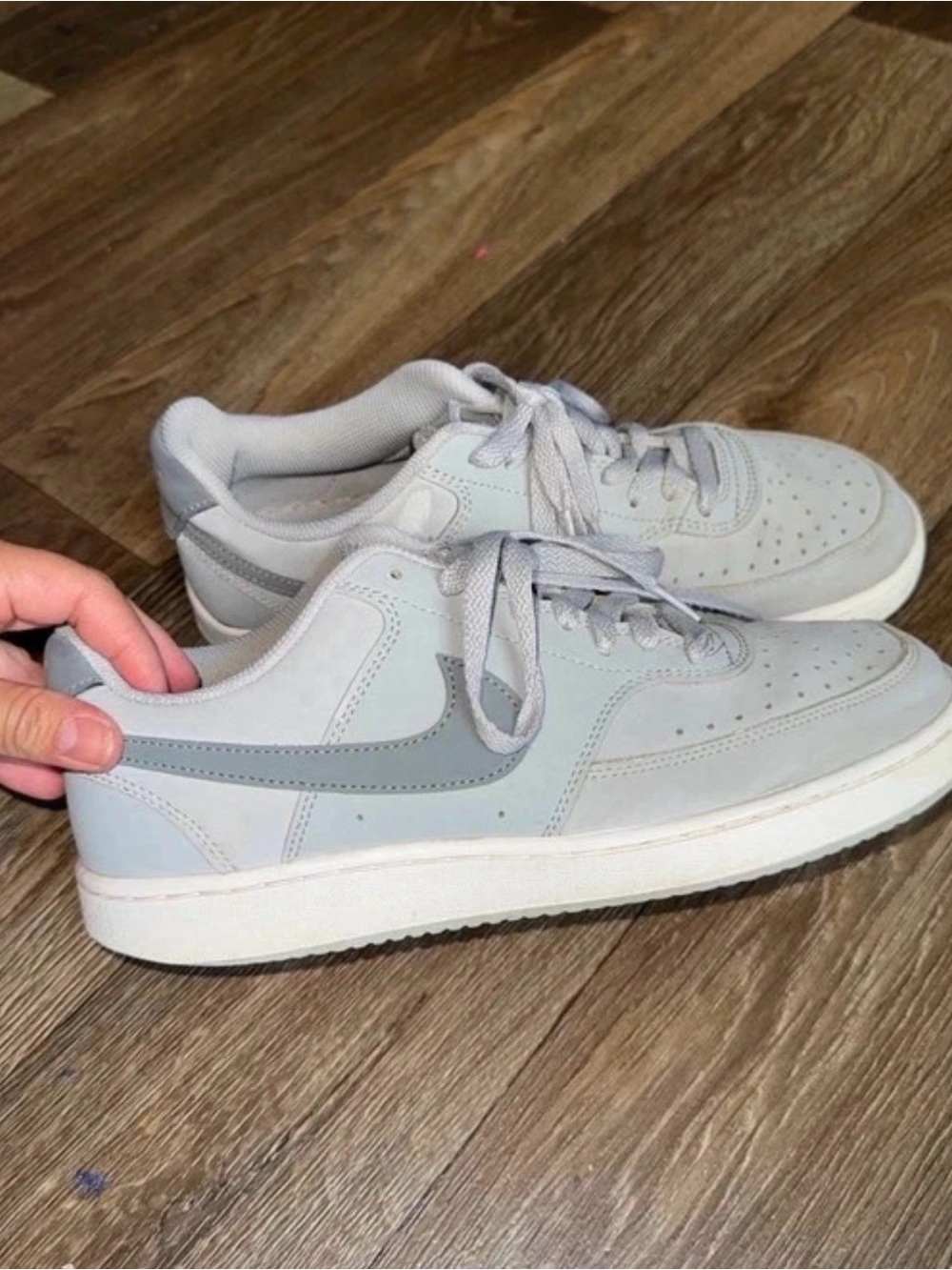 Nike Light Gray Low-Top Sneakers